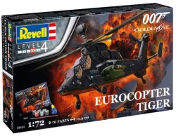 REVELL James Bond Eurocopter Tiger 1:72 gift set
