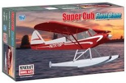 PIPER SUPER CUB FLOAT PLANE WITH 2 MARKING OPTIONS. SKALA 1/48