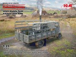 ICM Gulaschkanone WWII German mobile field kitchen LKW AHN 1/35