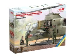 ICM Helicopters Ground Personnel Vietnam War 1/35