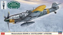 MESSERSCHMITT Bf109G-6 JUTILAINEN inkl: FIGUR. SKALA 1/48