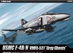 USMC-F-4B/N VMFA-531 "GRAY GHOSTS". SKALA 1/48