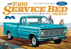 1967 FORD F100 SERVICE BED PICKUP. SKALA 1/25