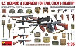 U.S. WEAPONS & EQUIPMENT FOR TANK CREW & INFANTRY 1/35