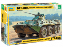 BTR-80A RUSSIAN PERSONNEL CARRIER. SKALA 1/35