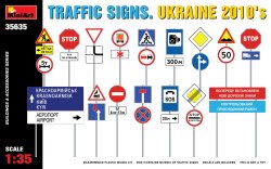 Trafikskilte Ukraine 1/35