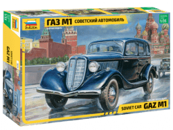 SOVIET STAFF CAR GAZ M1. SKALA 1/35
