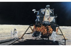 GÅVOSET: ONE SMALL STEP FOR MAN.... INGÅR FÄRG, LIM & PENSEL. SK