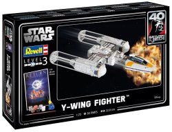REVELL Star Wars Y-wing Fighter 1:72 gift set