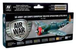 US ARMY AIR EUROPEANOPERATIONS WWII. 8 X 17 ML. MODEL AIR