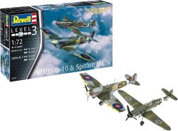 REVELL Model Set Spitfire Mk.Ia & Hurricane Mk.I 1:144