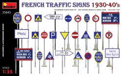 Franske trafikskilte 1930/1940 1/35