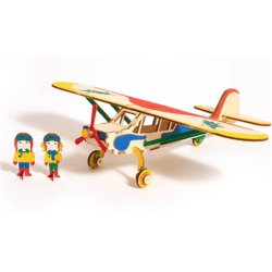 Falcon Airplane Model for Kids. TRÄBYGGSATS.