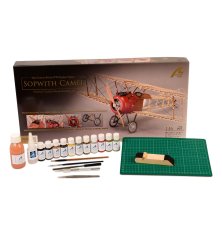Presentförpackning Fighter Sopwith Camel. 1:16 Wooden and Metal Aircraft Model