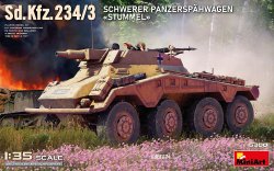 1/35 Sd.Kfz.234/3 SCHWERER PANZERSPÄHWAGEN STUMMEL