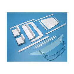 Italian Runabout Riva Aquarama seats set and windshield kit