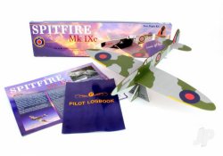 SPITFIRE MKIX FRIFLYGANDE KASTMODELL I TRÄ.
