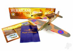 HURRICANE MKL, FRIFLYGANDE KASTMODELL I TRÄ.