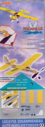 PIPER SUPER CUB. GUMMIMOTORDRIVEN.