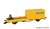 H0 Buffer waggon with support for ballast collector MFS 100 and container GleisBau