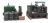 Three narrow-gauge Windhoff locomotives. FÄRDIGBYGGDA I SKALA HO