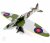 SPITFIRE MKIX FRIFLYGANDE KASTMODELL I TRÄ.