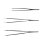 Set of 3 Professional Tweezers with Ultra Fine Tip
