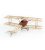 Fighter Sopwith Camel. 1:16 Wooden and Metal Aircraft Model