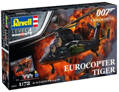 Zoom bild av REVELL James Bond Eurocopter Tiger 1:72 gift set