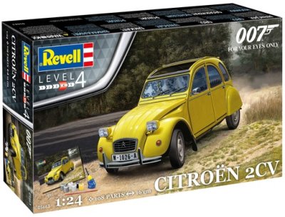Zoom bild av REVELL James Bond Citroen 2 CV 1:24 gift set