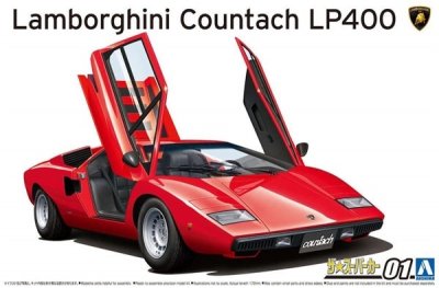 Zoom bild av LAMBORGHINI COUNTACH LP 400. SKALA 1/24