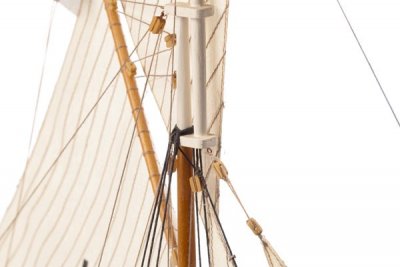 Zoom bild av HENRIETTE TRÄBYGGSATS MED TRÄSKROV. SKALA 1/50