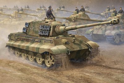 Zoom bild av German Kingtiger 2 in 1(Henschel Turret & Porsche Turret)