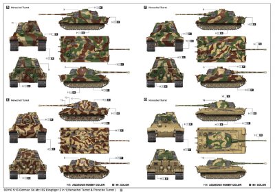 Zoom bild av German Kingtiger 2 in 1(Henschel Turret & Porsche Turret)