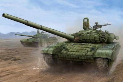 Zoom bild av RYSK T-72B1 MBT (w.Kontakt-1 reactive armor) SKALA 1/16