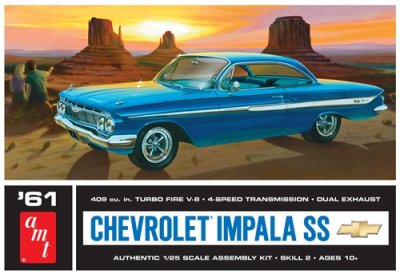 Zoom bild av 1/25 1961 CHEVY IMPALA SS