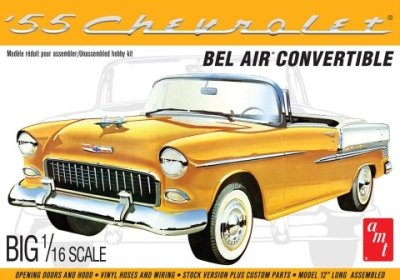Zoom bild av 1/16 1955 Chevy Bel Air Convertible