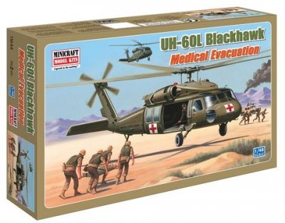 Zoom bild av UH-60L BLACKHAWK MEDIVAC. SKALA 1/48