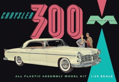 Zoom bild av 1955 CHRYSLER 300. SKALA 1/25