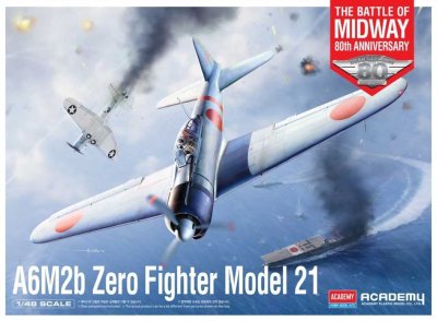 Zoom bild av 1/48 A6M2 Zero Fighter Model 21