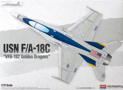 Zoom bild av F/A-18C HORNET VFA-A92 GOLDEN DRAGON. SKALA 1/72