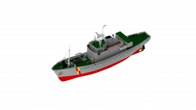 Zoom bild av WESTRA SCOTTISH FISHER PROTECTION VESSEL INKL. LED BELYSNING SKA