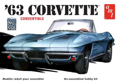 Zoom bild av AMT 1963 Chevy Corvette Convertible 1/25