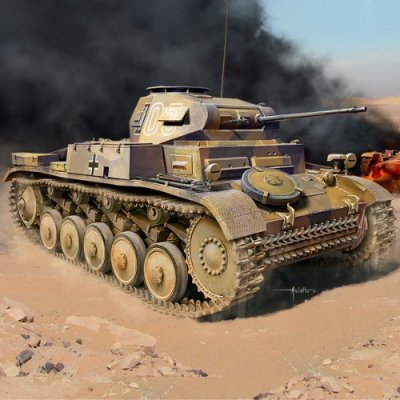 Zoom bild av 1/35 German Panzer II Ausf.F North Africa