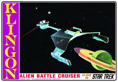 Zoom bild av 1/650 Star Trek: The Original Series Klingon Battle Cruiser