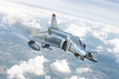 Zoom bild av F-4 E/F PHANTOM. SKALA 1/72