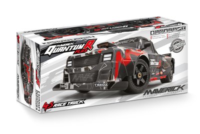Zoom bild av Maverick RC QuantumR Flux 4S 1/8 4WD Race Truck - Grey/Red