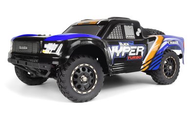 Zoom bild av BLACKZON Vyper SC Turbo 1/16 4WD 2S Brushless - Blue/Orange