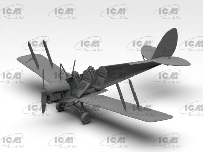 Zoom bild av DH. 82A Tiger Moth med RAF-kadetter från andra världskriget. SKALA 1/32