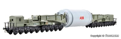 Zoom bild av H0 MAN low-loader waggon Uaai 678.9 with generator stator